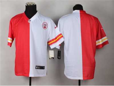 Nike Kansas City Chiefs blank red-whote jerseys[Elite Split]