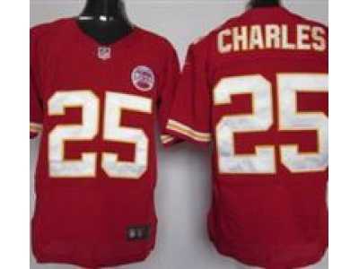 Nike NFL Kansas City Chiefs #25 Jamaal Charles Red Elite jerseys