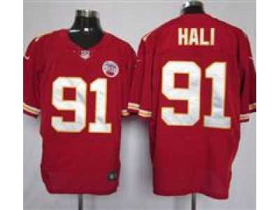 Nike NFL Kansas City Chiefs #91 Tamba Hali Red Elite jerseys