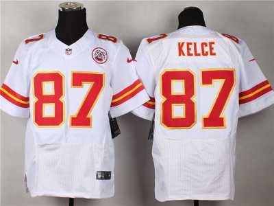 Nike NFL kansas city chiefs #87 kelce white jerseys(Elite)