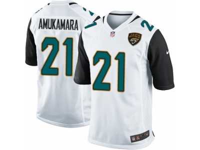 Men's Nike Jacksonville Jaguars #21 Prince Amukamara Game White NFL Jersey