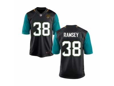 Nike Jacksonville Jaguars #38 Jalen Ramsey Black 2016 Draft Pick Game Jersey