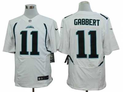 Nike NFL Jacksonville Jaguars #11 Blaine Gabbert White Jerseys(Elite)