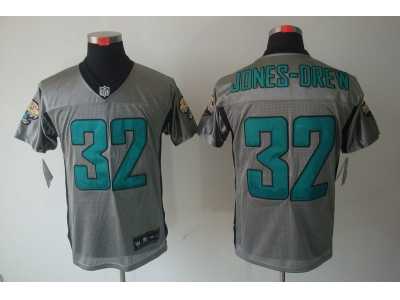 Nike NFL Jacksonville Jaguars #32 Maurice Jones-Drew Grey Jerseys[Shadow Elite]