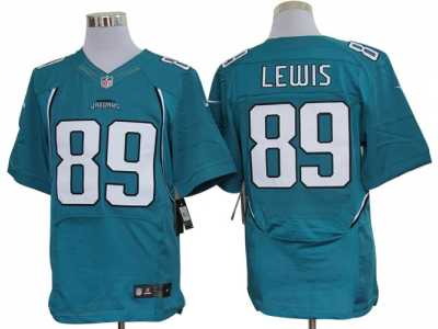 Nike NFL Jacksonville Jaguars #89 Marcedes Lewis Green Jerseys(Elite)