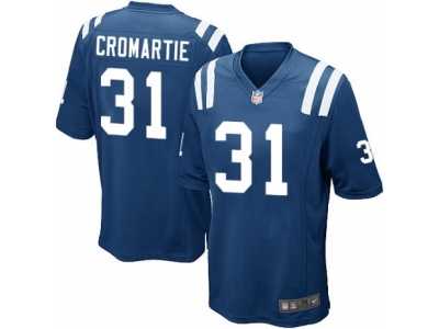 Men's Nike Indianapolis Colts #31 Antonio Cromartie Game Royal Blue Team Color NFL Jersey
