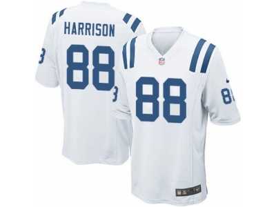 Men's Nike Indianapolis Colts #88 Marvin Harrison Game White NFL Jersey