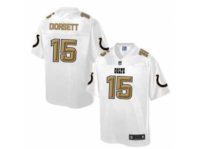 Nike Indianapolis Colts #15 Phillip Dorsett White Men's NFL Pro Line Fashion Game Jersey