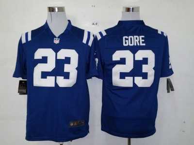 Nike Indianapolis Colts #23 Frank Gore Blue jerseys(Game)