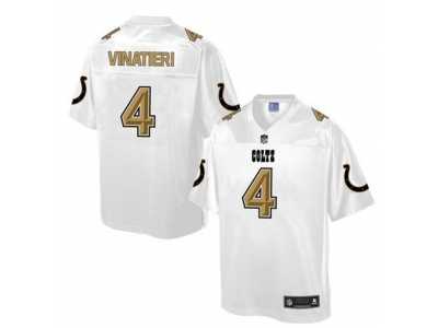 Nike Indianapolis Colts #4 Adam Vinatieri White Men's NFL Pro Line Fashion Game Jersey