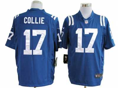 Nike NFL Indianapolis Colts #17 Austin Collie blue Game Jerseys