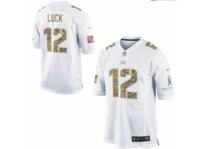 Nike jerseys indianapolis colts #12 luck white(USA Game)