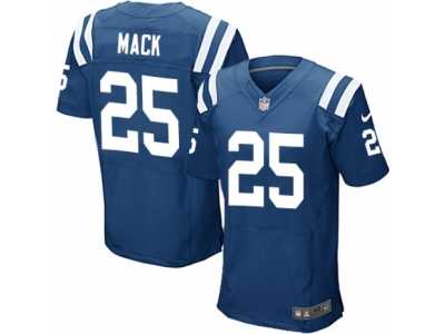 Men's Nike Indianapolis Colts #25 Marlon Mack Elite Royal Blue Team Color NFL Jersey