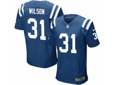 Men's Nike Indianapolis Colts #31 Quincy Wilson Elite Royal Blue Team Color NFL Jersey