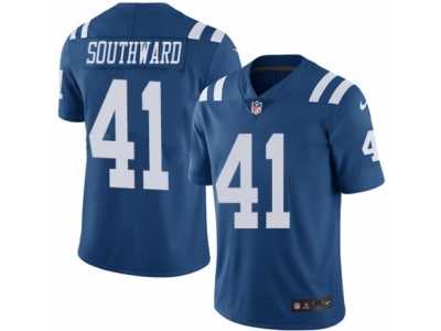Men's Nike Indianapolis Colts #41 Dezmen Southward Elite Royal Blue Rush NFL Jersey