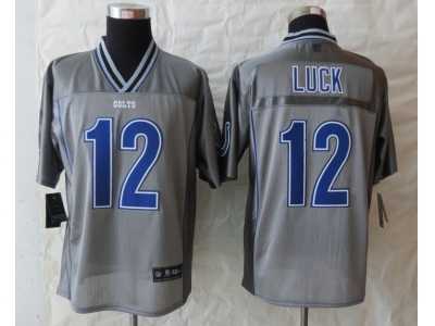Nike Indianapolis Colts #12 Luck Grey Jerseys(Vapor Elite)