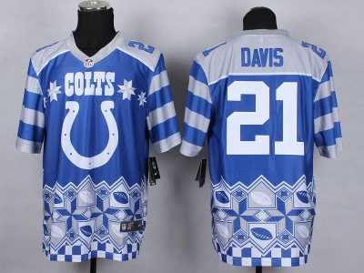 Nike Indianapolis Colts #21 Vontae Davis jerseys(Style Noble Fashion Elite)