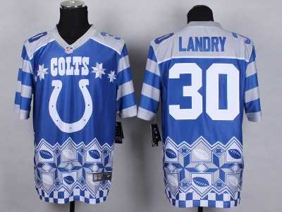 Nike Indianapolis Colts #30 LaRon Landry jerseys(Style Noble Fashion Elite)
