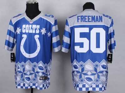 Nike Indianapolis Colts #50 freeman jerseys(Style Noble Fashion Elite)