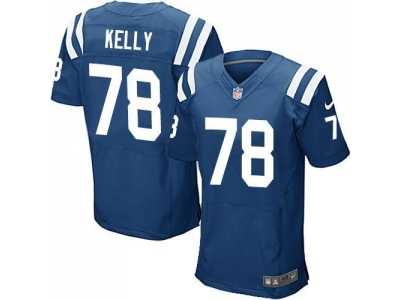 Nike Indianapolis Colts #78 Ryan Kelly Royal Blue Team Color Men's Stitched NFL Elite Jersey