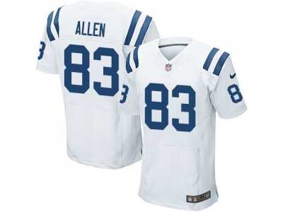 Nike Indianapolis Colts #83 Dwayne Allen white Jerseys(Elite)
