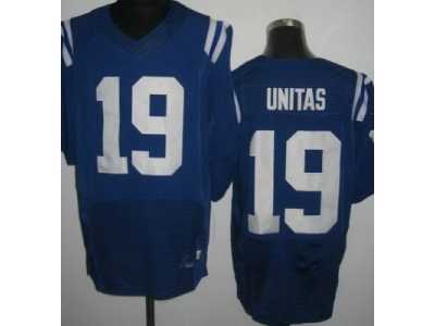 Nike NFL Indianapolis Colts #19 Johnny Unitas Blue Jerseys[Elite]