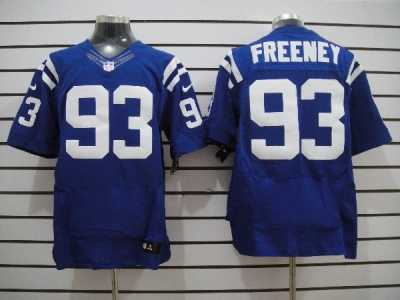 Nike nfl indianapolis colts #93 freeney blue Elite jerseys