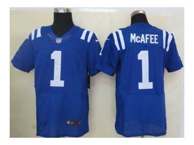 nike nfl jerseys indianapolis colts #1 mcafee blue[Elite]