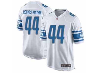 Men's Nike Detroit Lions #44 Jalen Reeves-Maybin Game White NFL Jersey