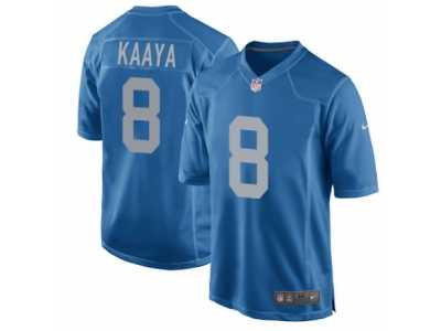 Men's Nike Detroit Lions #8 Brad Kaaya Game Blue Alternate NFL Jersey