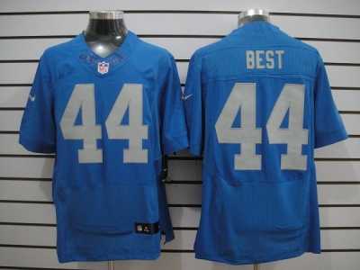 Nike NFL Detroit Lions #44 Jahvid Best Colors Alternate Blue Elite jerseys