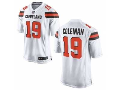 Men's Nike Cleveland Browns #19 Corey Coleman Game White NFL Jersey