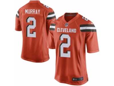 Men's Nike Cleveland Browns #2 Patrick Murray Game Orange Alternate NFL Jersey