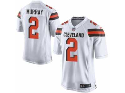 Men's Nike Cleveland Browns #2 Patrick Murray Game White NFL Jersey