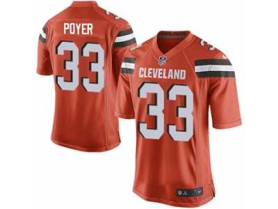 Men's Nike Cleveland Browns #33 Jordan Poyer Game Orange Alternate NFL Jersey