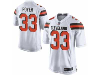 Men's Nike Cleveland Browns #33 Jordan Poyer Game White NFL Jersey