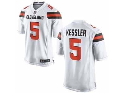 Men's Nike Cleveland Browns #5 Cody Kessler Game White NFL Jersey