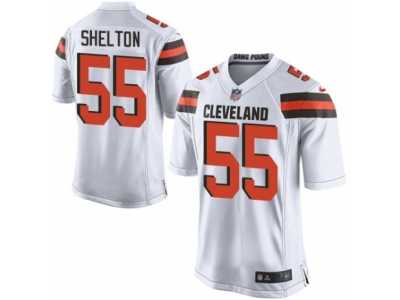 Men's Nike Cleveland Browns #55 Danny Shelton Game White NFL Jersey