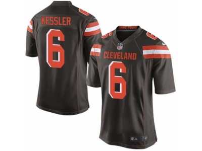 Men's Nike Cleveland Browns #6 Cody Kessler Game Brown Team Color NFL Jersey