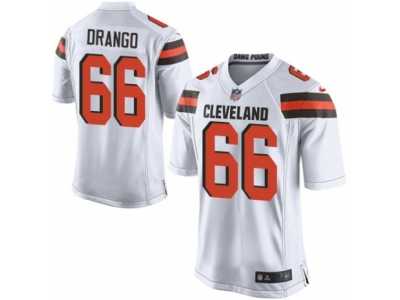 Men's Nike Cleveland Browns #66 Spencer Drango Game White NFL Jersey