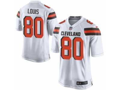 Men's Nike Cleveland Browns #80 Ricardo Louis Game White NFL Jersey