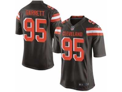 Men's Nike Cleveland Browns #95 Myles Garrett Game Brown Team Color NFL Jersey