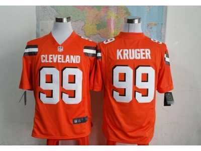 Nike Cleveland Browns #99 Paul Kruger Orange Jerseys(Game)