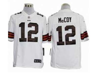 Nike NFL Cleveland Browns #12 Colt McCoy White Game Jerseys