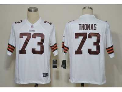 Nike NFL Cleveland Browns #73 Joe Thomas White Game Jerseys