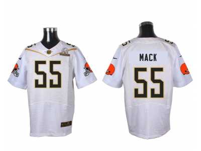2016 PRO BOWL Nike Cleveland Browns #55 Alex Mack white jerseys(Elite)