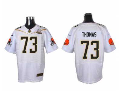 2016 PRO BOWL Nike Cleveland Browns #73 Joe Thomas white jerseys(Elite)