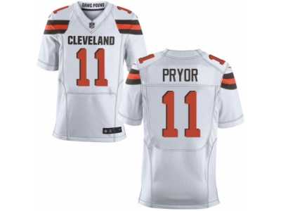 Men's Nike Cleveland Browns #11 Terrelle Pryor Elite White NFL Jersey