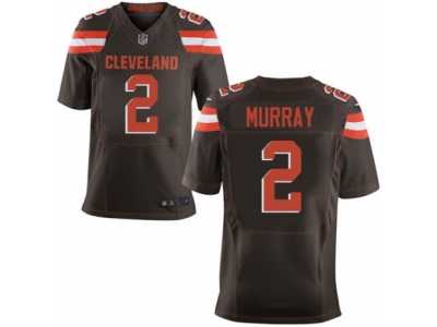 Men's Nike Cleveland Browns #2 Patrick Murray Elite Brown Team Color NFL Jersey