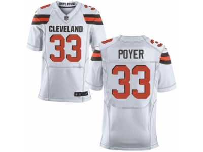 Men's Nike Cleveland Browns #33 Jordan Poyer Elite White NFL Jersey